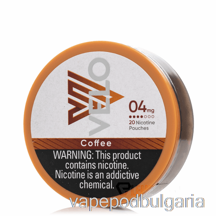 Vape 10000 Дръпки Velo Nicotine Pouches - Coffee 4mg